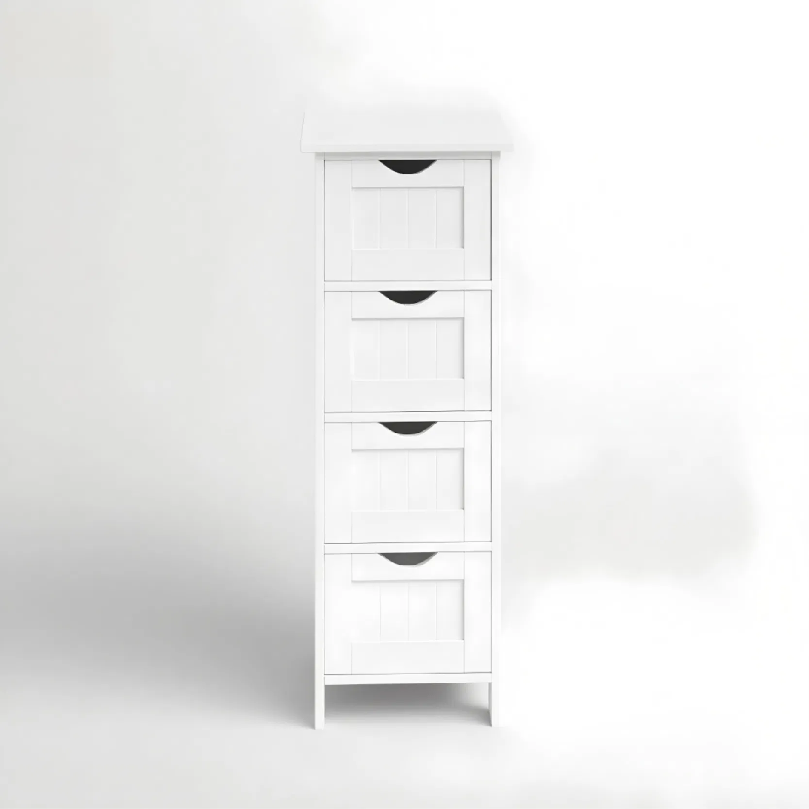 Modern Customizable White Wooden Storage Bathroom Toilet Cabinet
