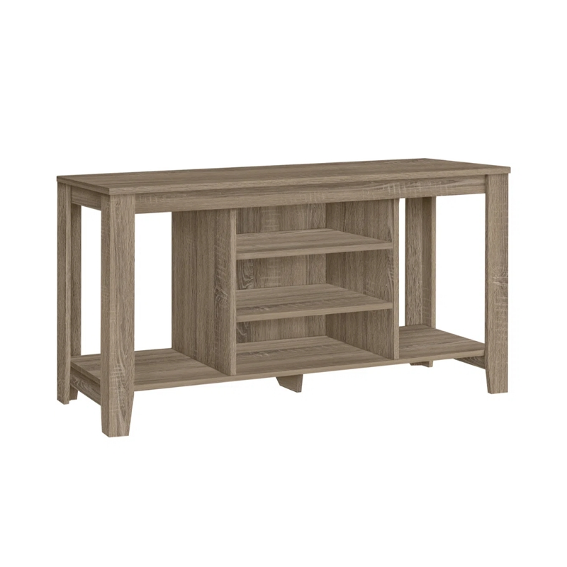 Stylish Wooden Entertainment Center for TVs and Media Devices