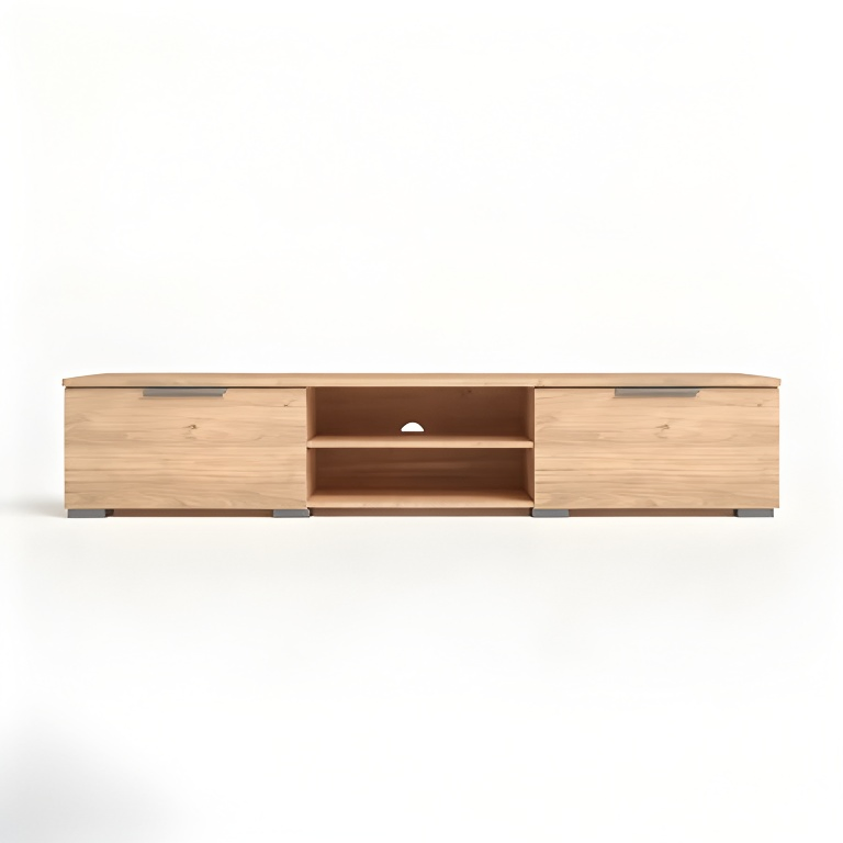 Engineering Design Floating Modern Style Storage Wooden TV Stand