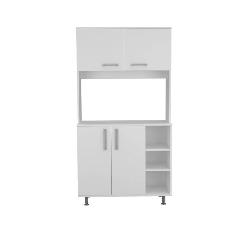 Designed and Customized Large-Space Minimalist Kitchen Storage Cabinet