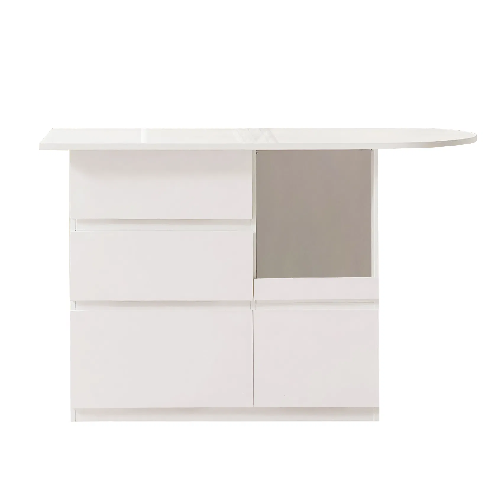 Luxury Kitchen Furniture Wood with Island Modern Kitchen Cabinet Sets