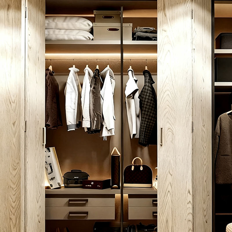 Hotel and Living Room Wardrobe: Customizable and Moisture Proof