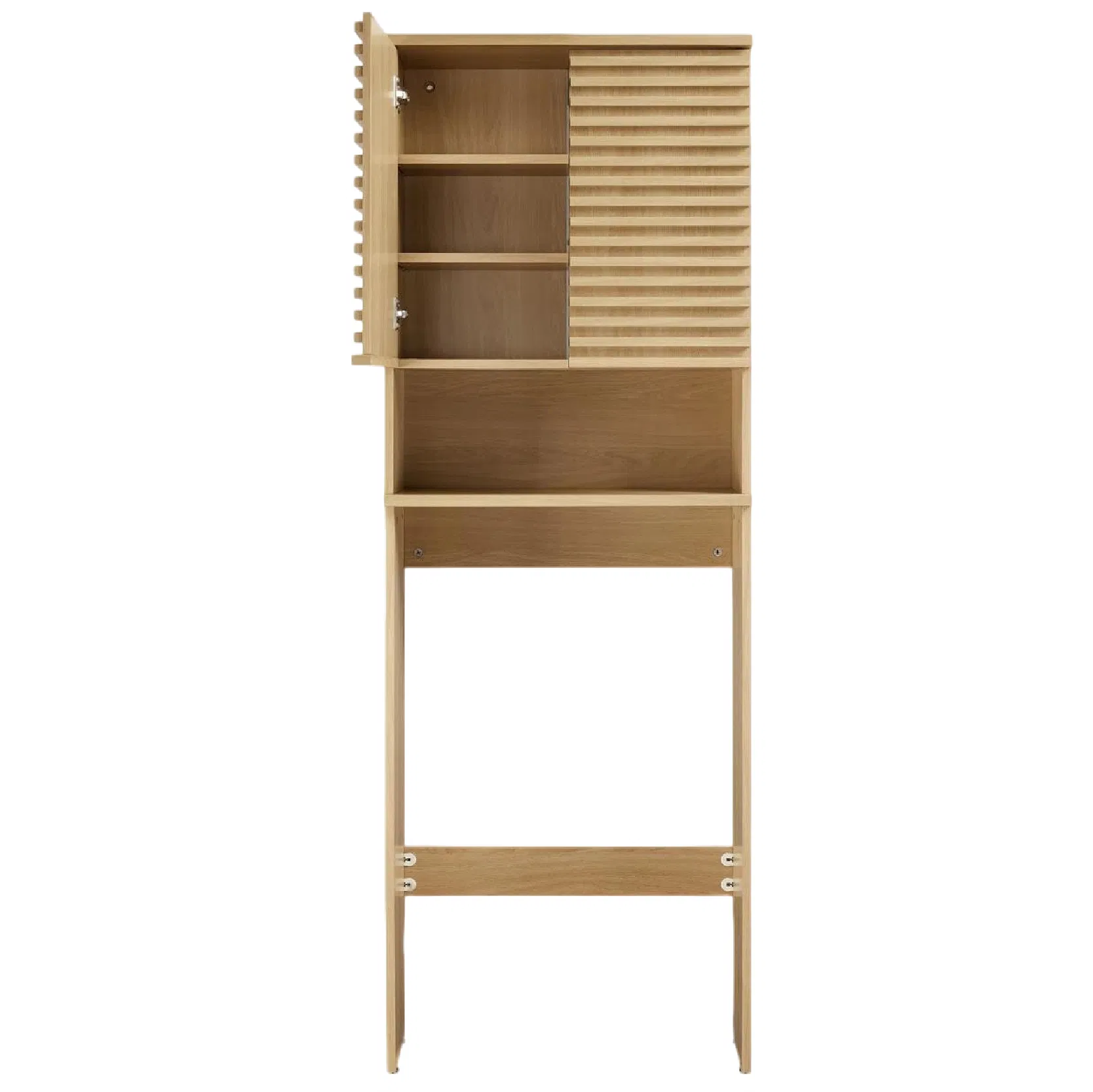 Designer Customized Designed Integrated Wooden Bathroom Shelf Over Toilet