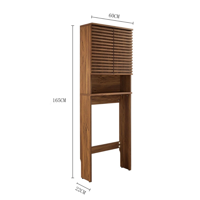 Designer Customized Designed Integrated Wooden Bathroom Shelf Over Toilet