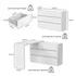 Latest Custom-Designed Variable Angle Wooden Kitchen Cabinet