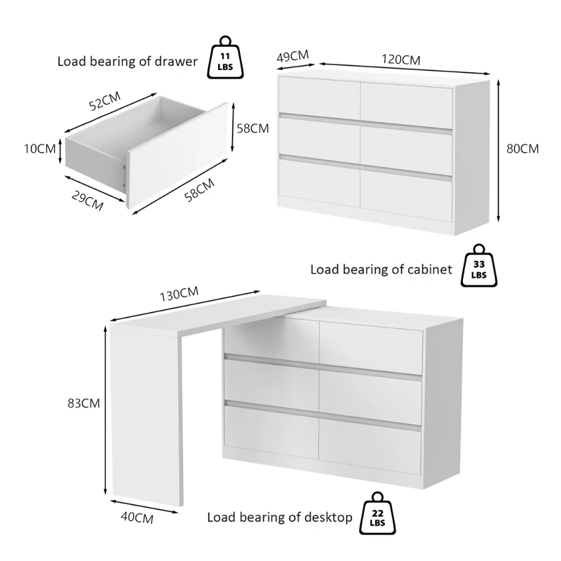 Latest Custom-Designed Variable Angle Wooden Kitchen Cabinet