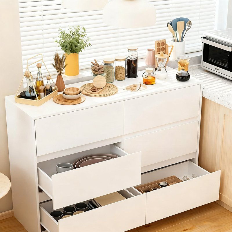 Latest Custom-Designed Variable Angle Wooden Kitchen Cabinet