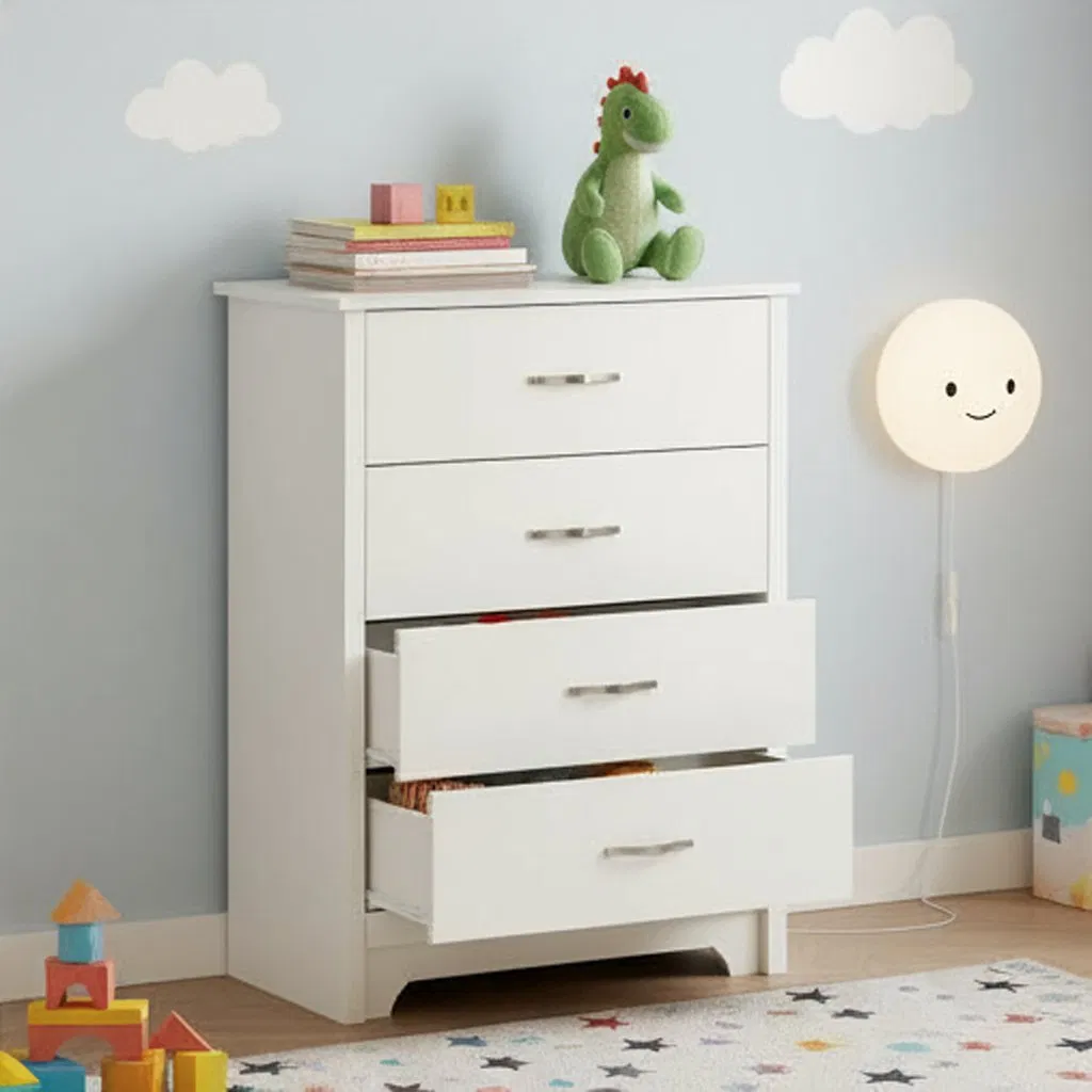 Modern Bedroom Wooden Multi-Layer Drawer Storage Cabinet for Organizing Items