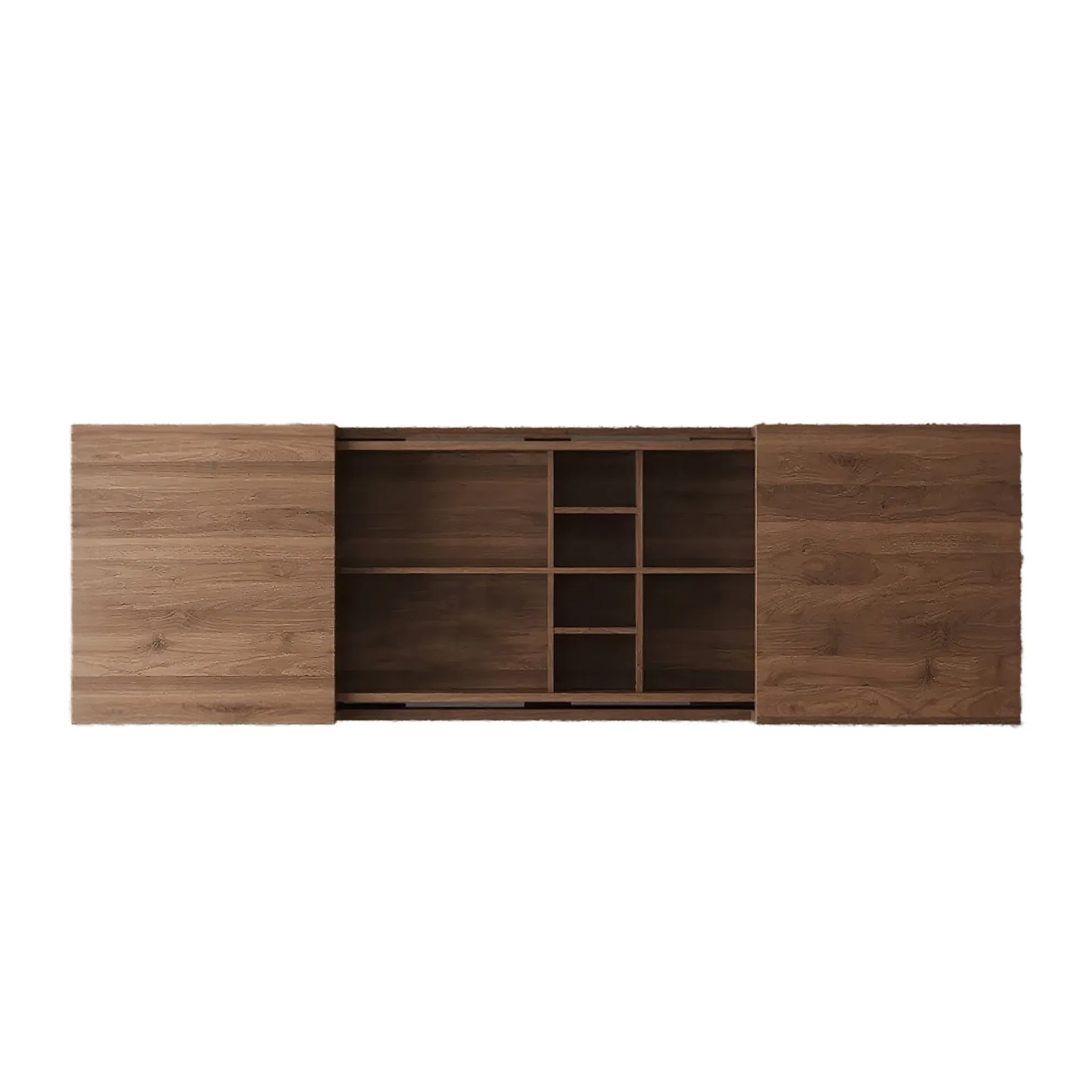 Modern High-End Coffee Table Cocktail Table Rectangular Multi-Compartment Hidden Storage
