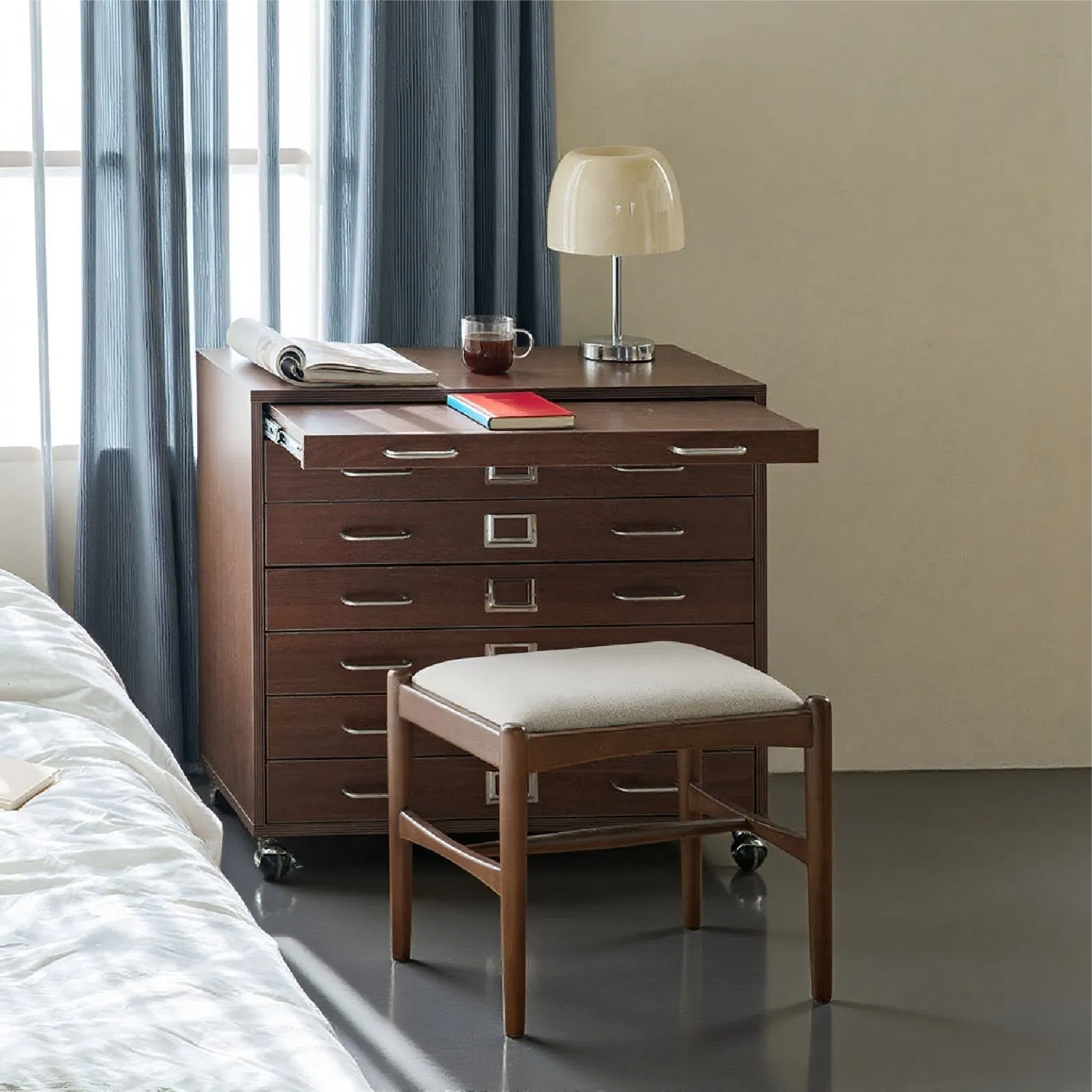 Stylish Wooden Customizable Multi-Drawer Cabinet for Efficient Storage