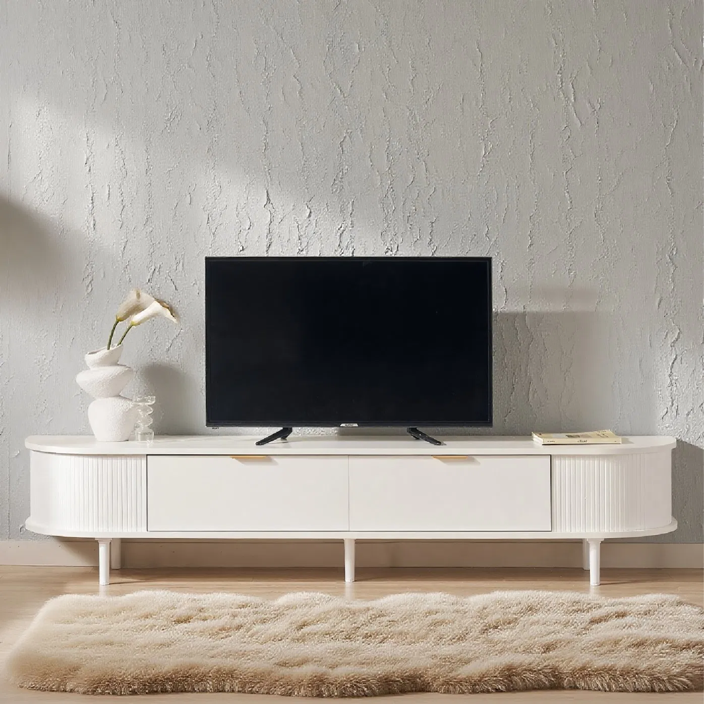 Versatile Modern TV Stand for Living Room Organization