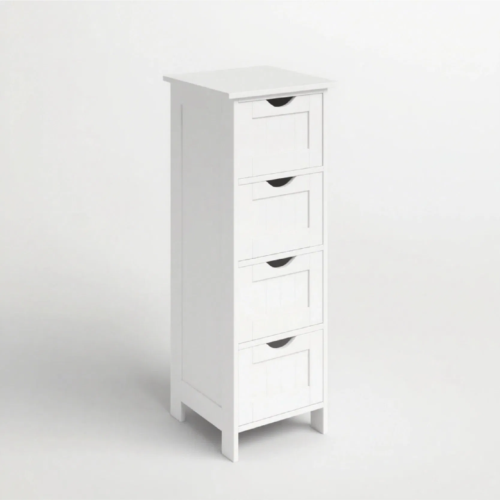 Modern Minimalist Four-Layer Bathroom Storage Shelf for Toilets