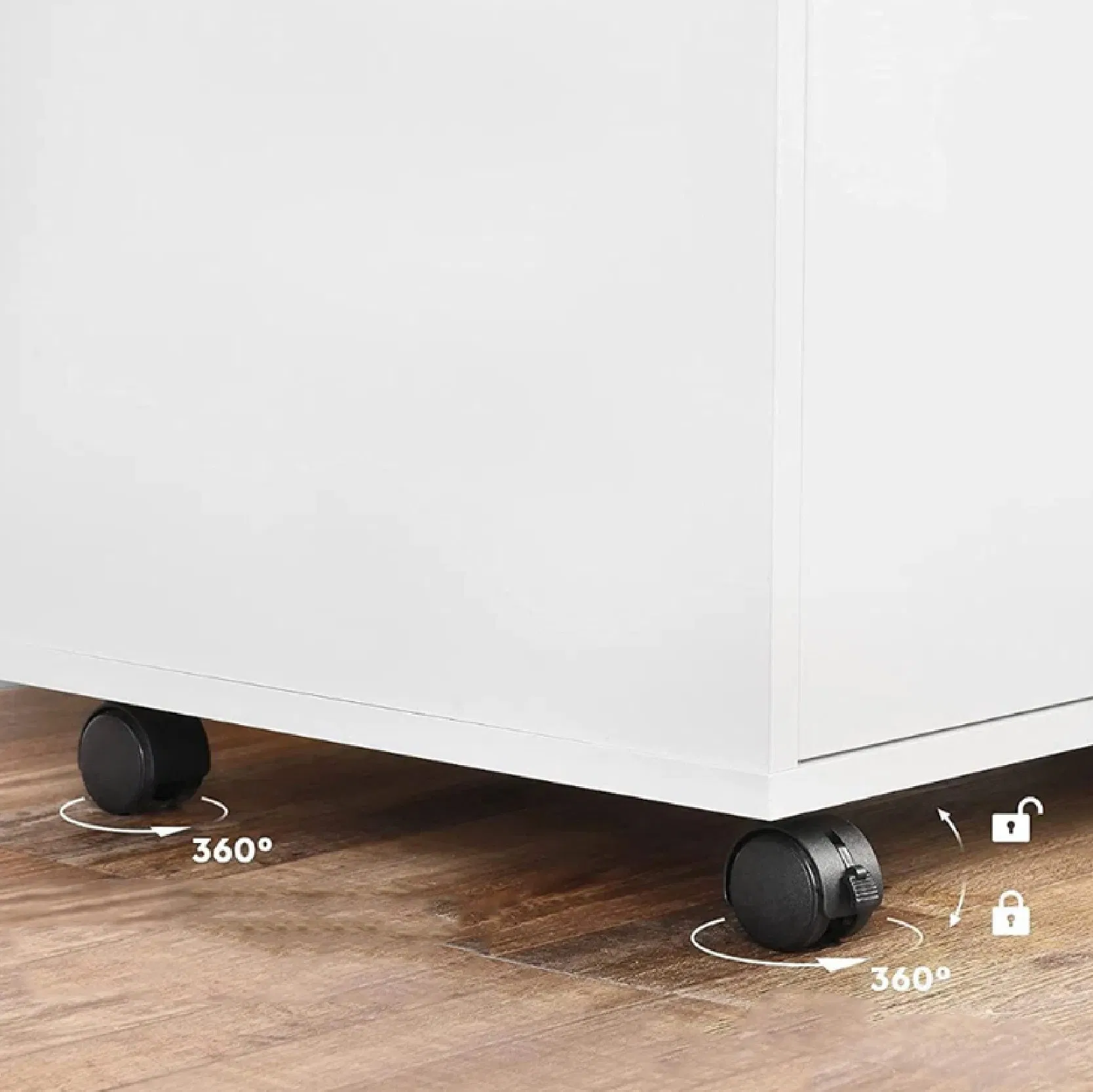 Stylish Wooden Storage Cabinet for Living Room and Office