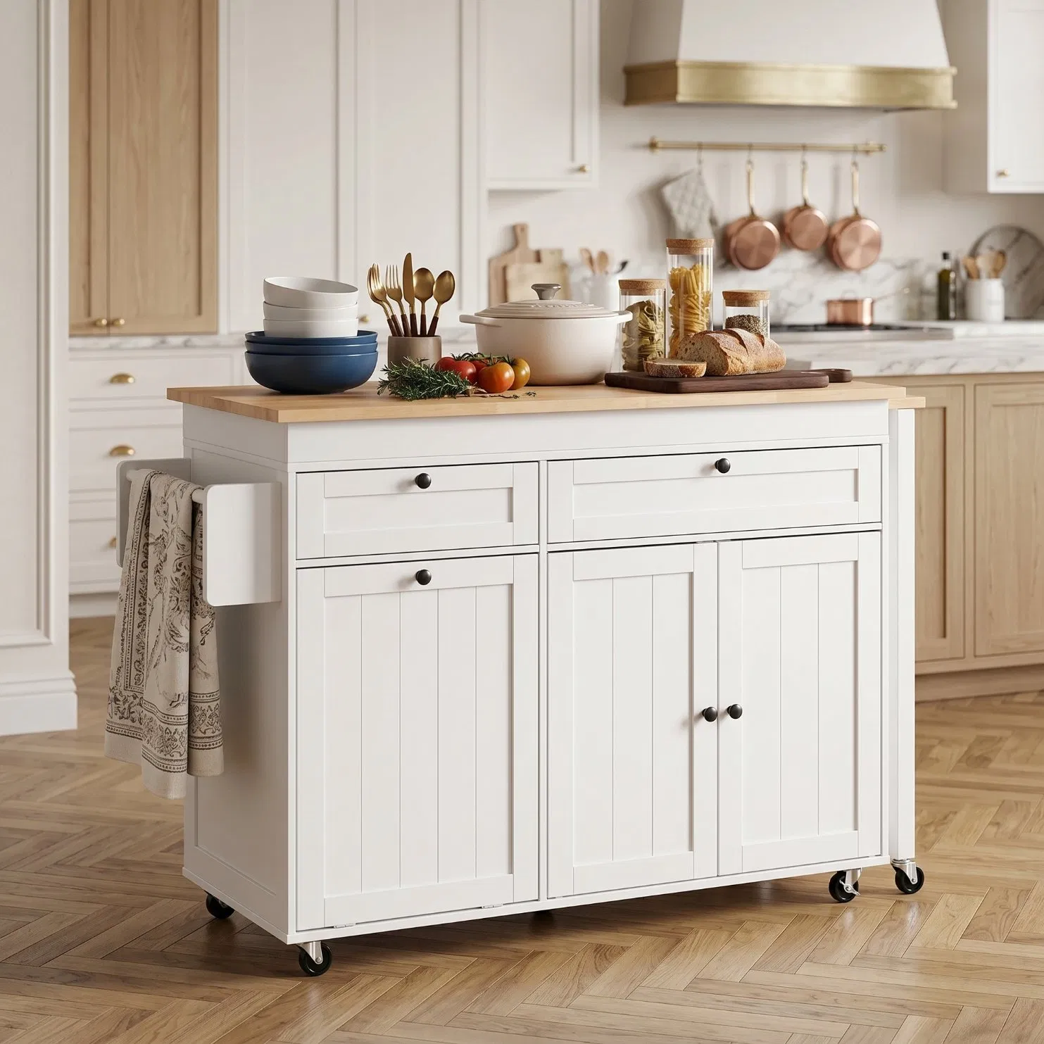 Modern Kitchen Island - 1PCS Custom Color Kitchen Furniture Solution