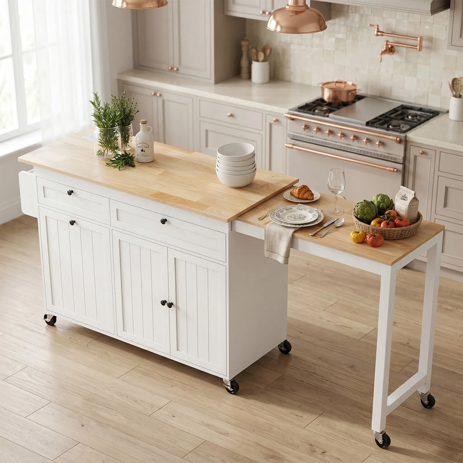 Modern Kitchen Island - 1PCS Custom Color Kitchen Furniture Solution