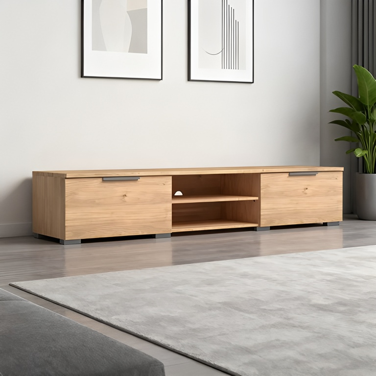 Modern Minimalist Multi-Storage Coffee Table and TV Cabinet