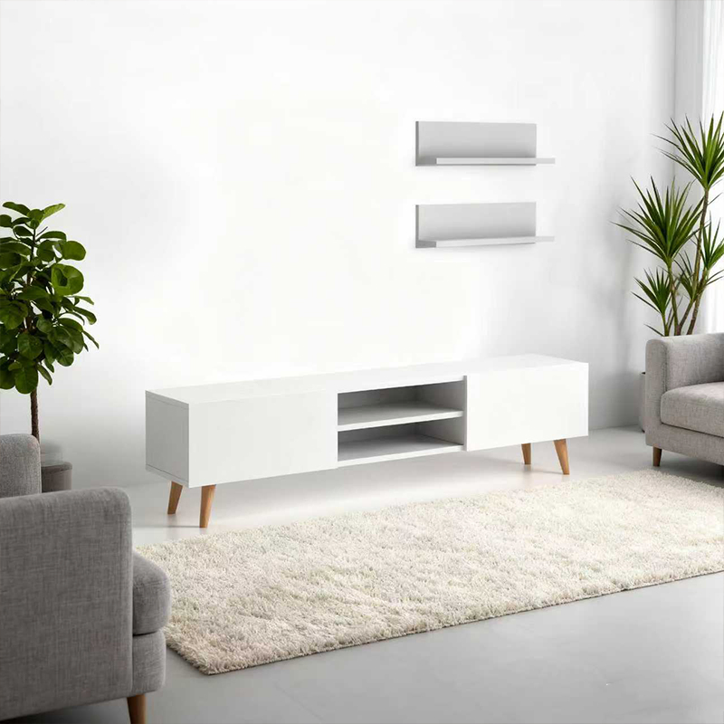 Modern Customizable Minimalist Large Capacity TV Storage Cabinet