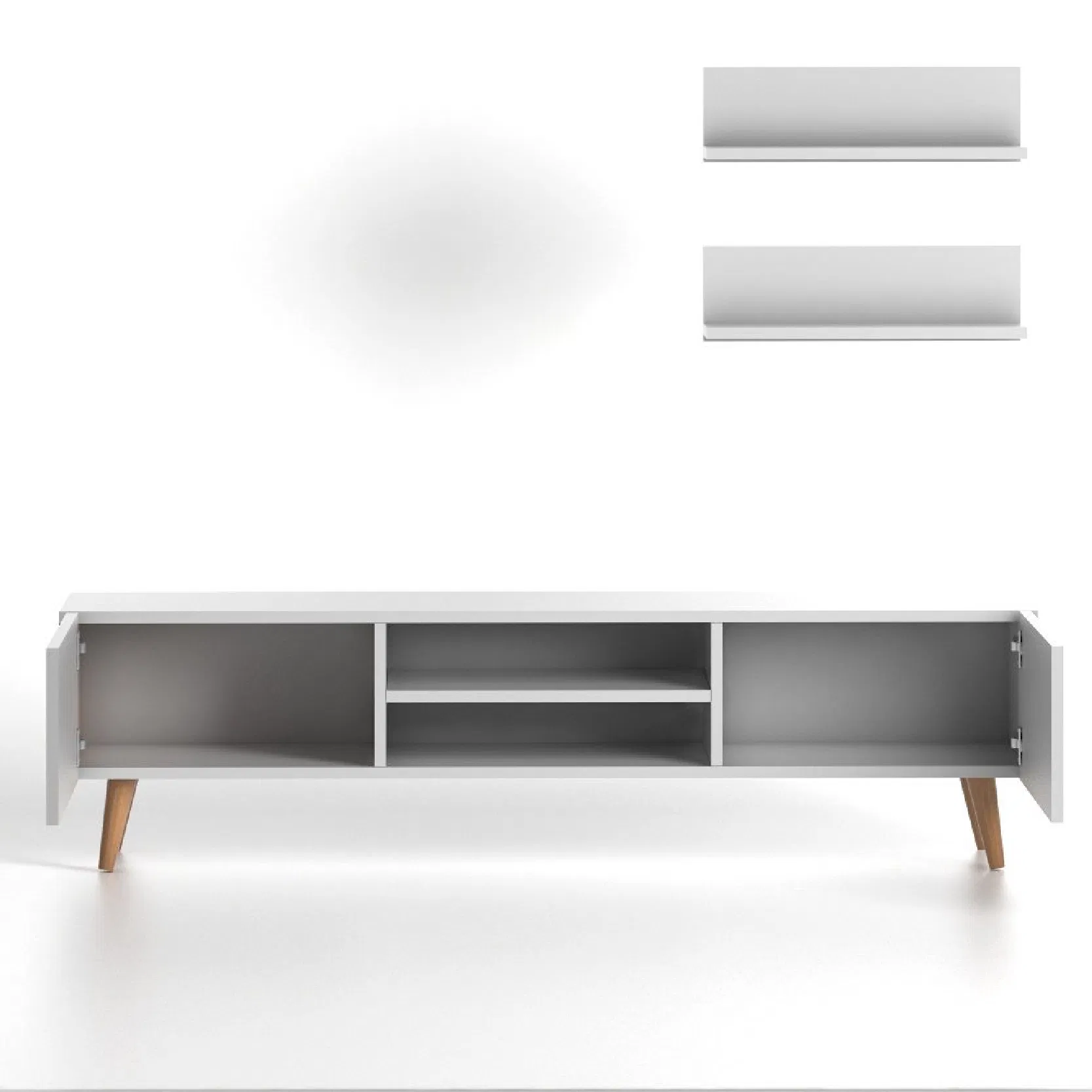 Modern Customizable Minimalist Large Capacity TV Storage Cabinet